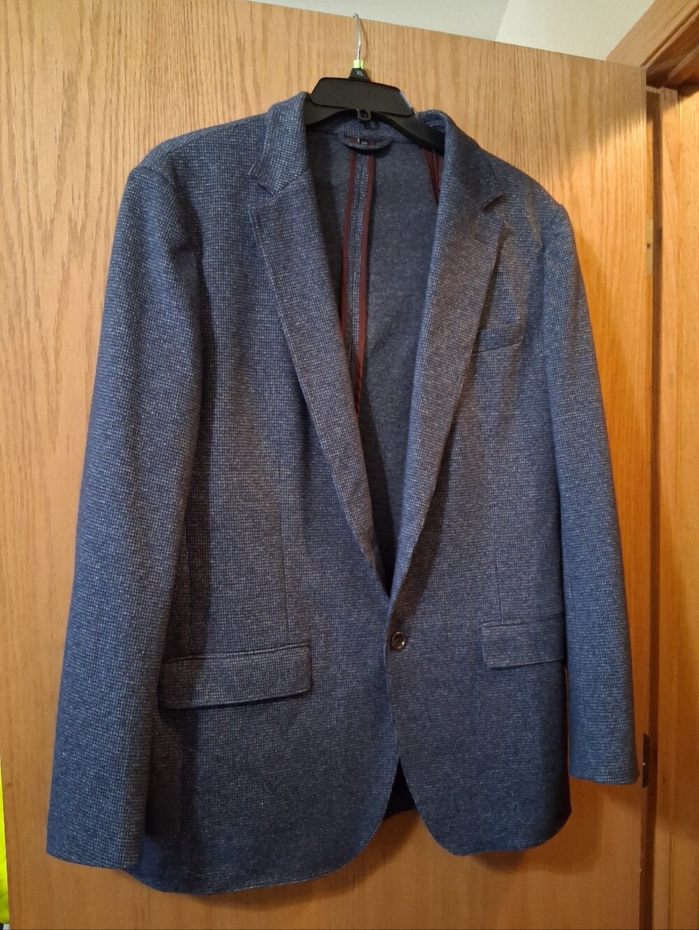 Bonobos blazer suit Coat jacket Tailored Fit, 44L Navy Blue NWOT, Unstructured